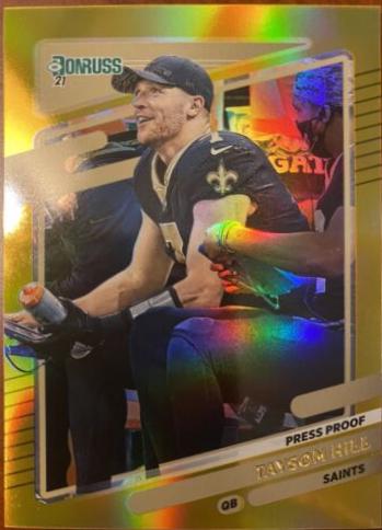 Taysom Hill [No Helmet Press Proof Premium] #95