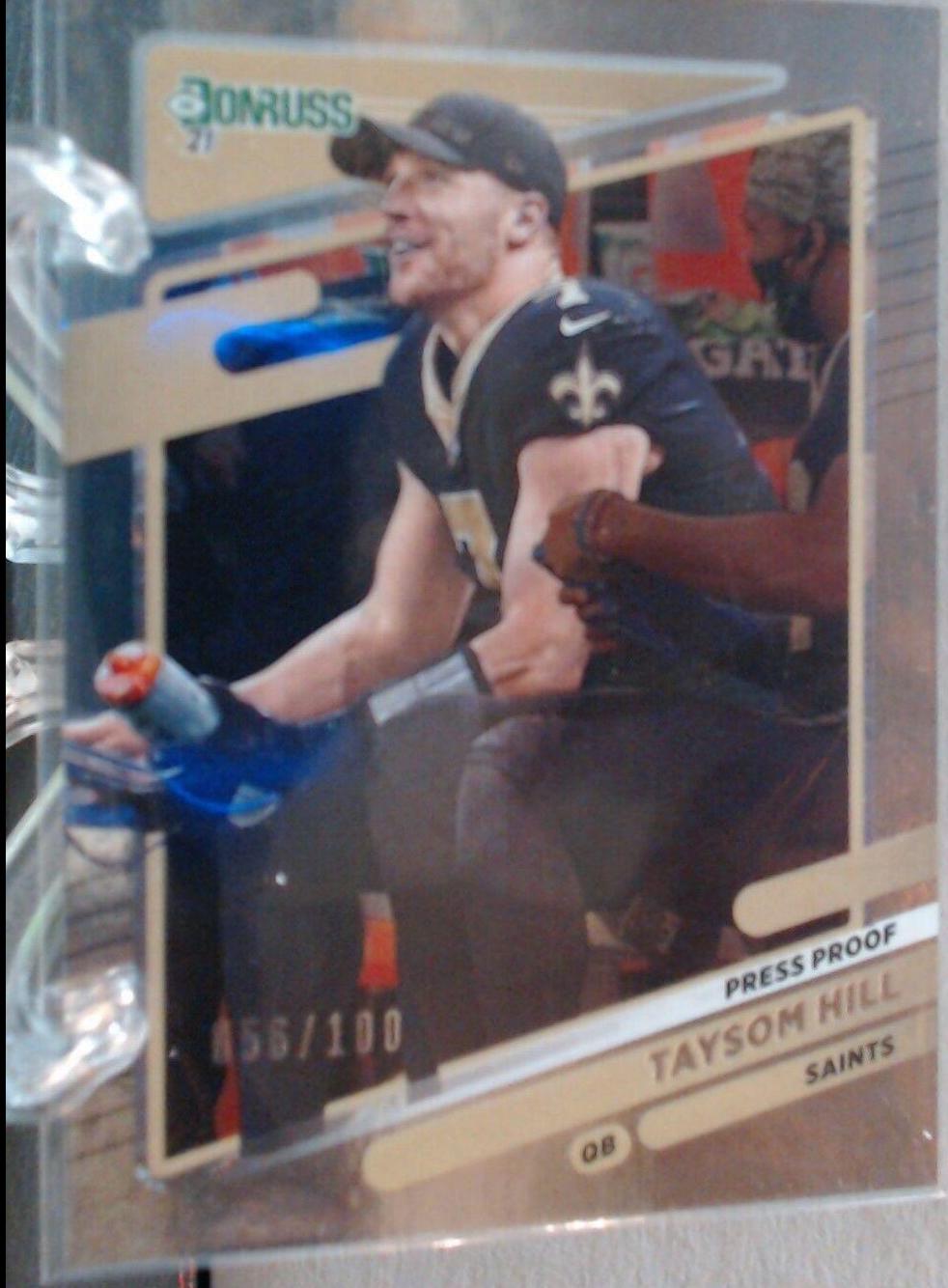 Taysom Hill [No Helmet Press Proof Silver] #95
