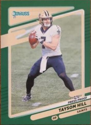 Taysom Hill [Press Proof Green] #95