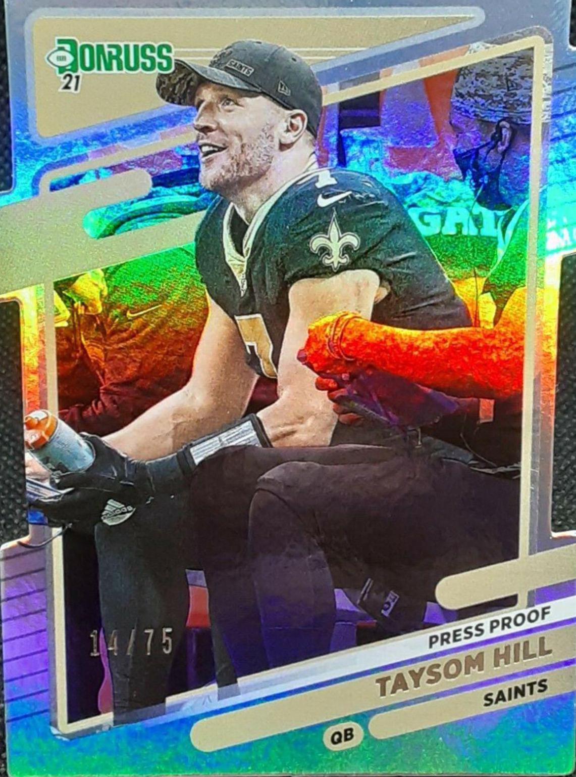Taysom Hill [Press Proof Silver Die Cut] #95