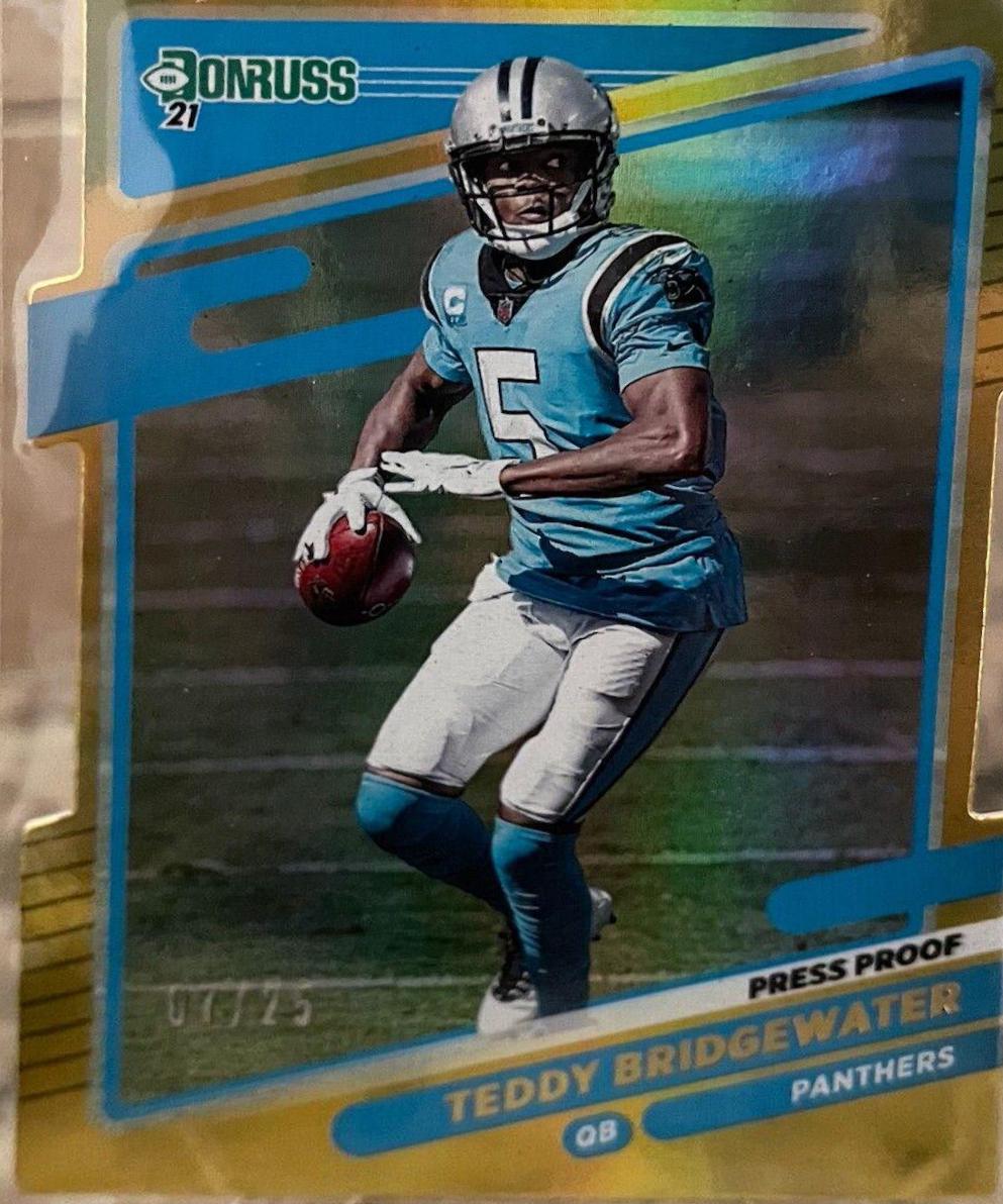 Teddy Bridgewater [Press Proof Gold Die Cut] #218