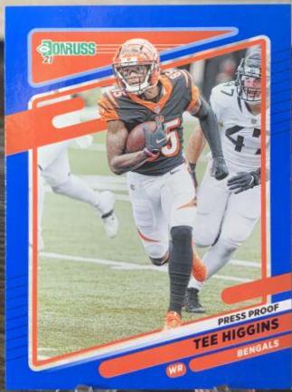 Tee Higgins [Press Proof Blue] #213