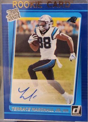 Terrace Marshall Jr. [Autograph Blue] #266