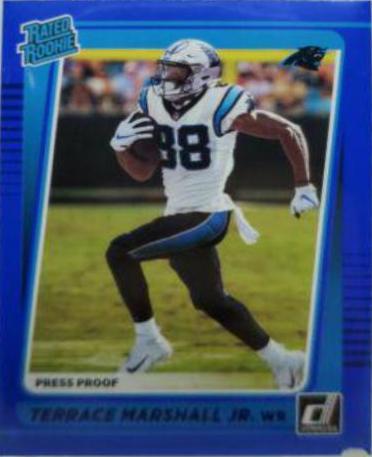 Terrace Marshall Jr. [Press Proof Blue] #266