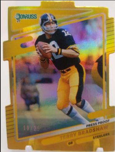 Terry Bradshaw [Press Proof Gold Die Cut] #23