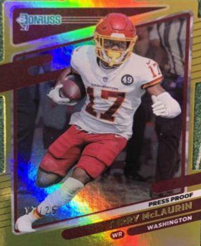 Terry McLaurin [Press Proof Gold Die Cut] #6