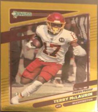 Terry McLaurin [Press Proof Gold] #6