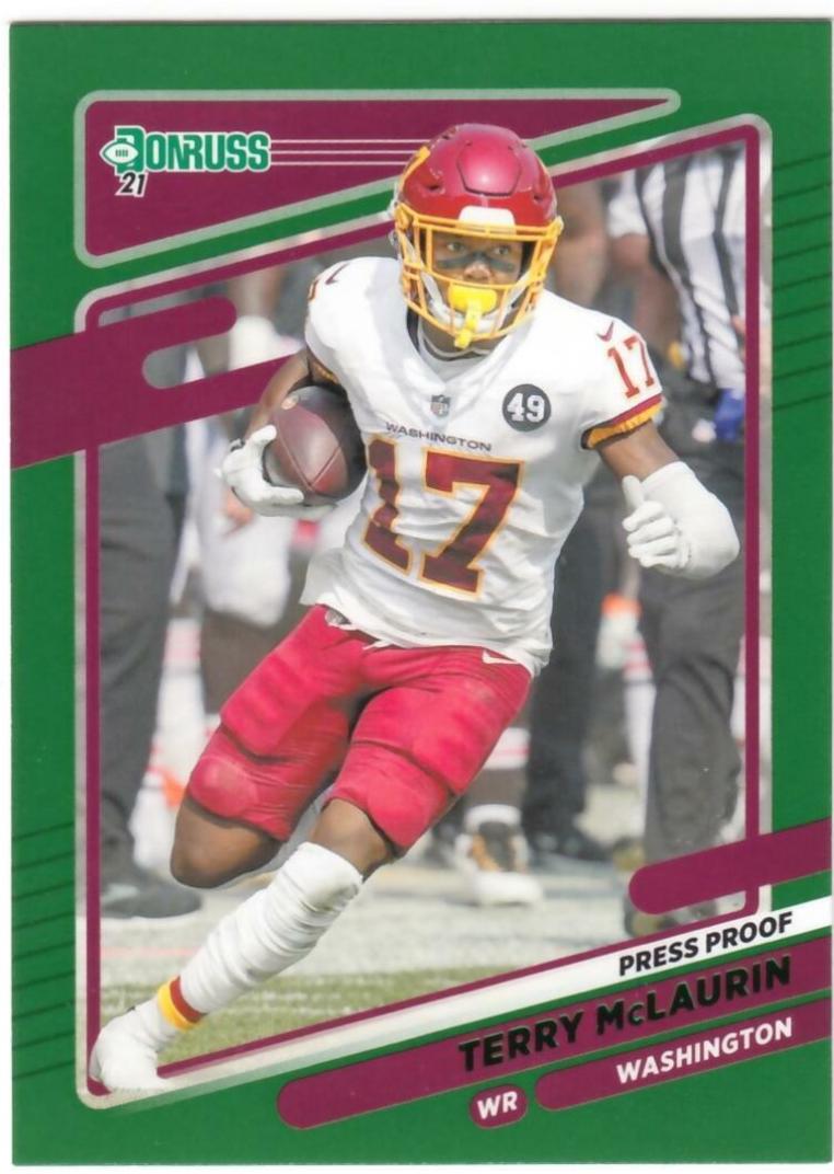 Terry McLaurin [Press Proof Green] #6