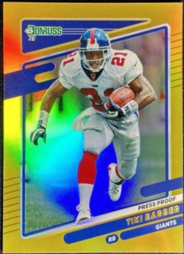 Tiki Barber [Press Proof Gold] #84