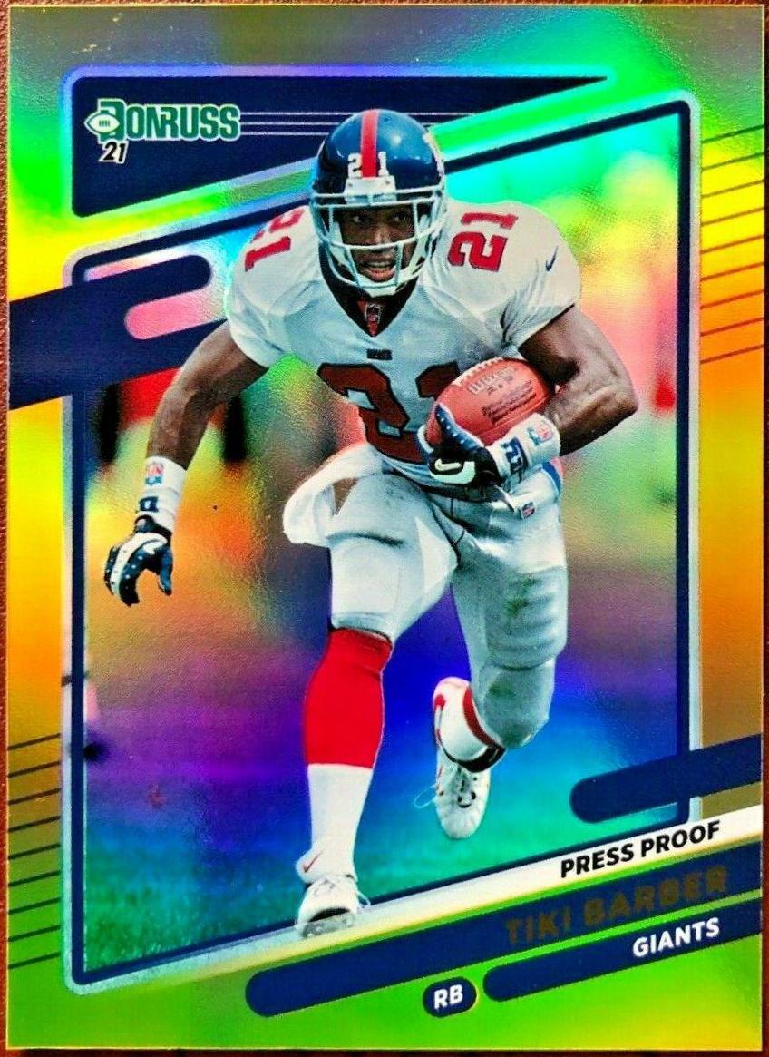 Tiki Barber [Press Proof Premium] #84