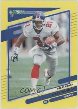 Tiki Barber [Press Proof Yellow] #84