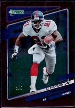 Tiki Barber [Season Stat Line] #84