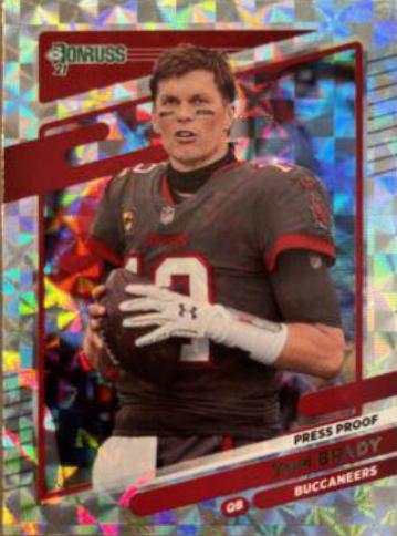 Tom Brady [No Helmet Press Proof Hyper] #1
