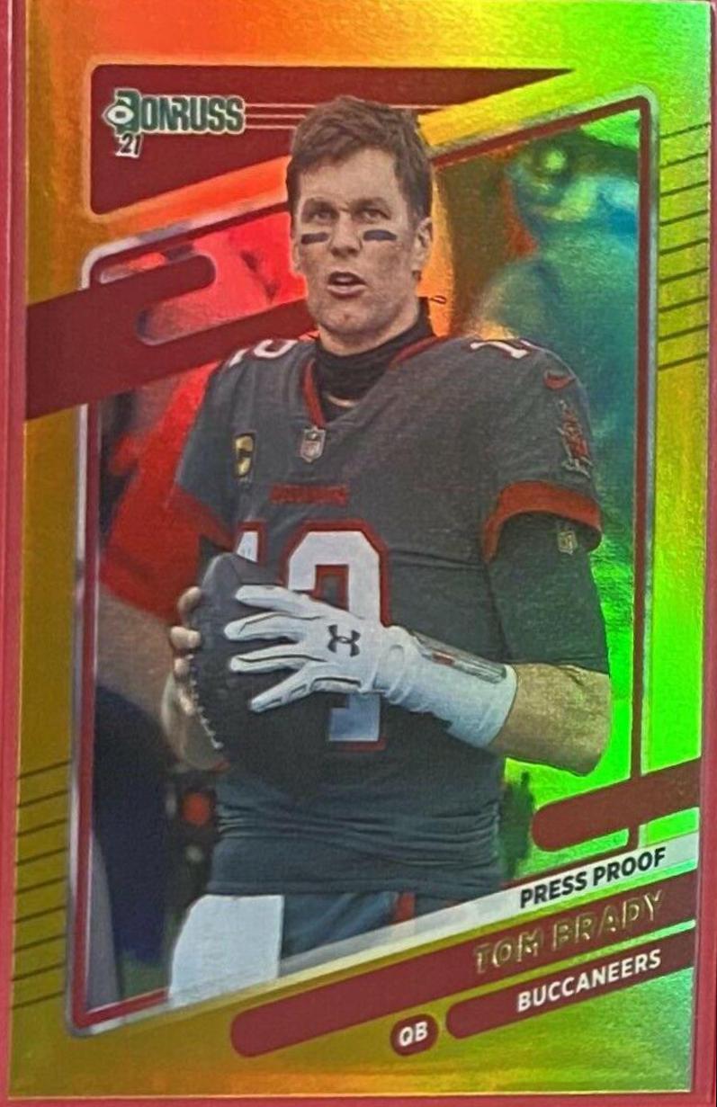 Tom Brady [No Helmet Press Proof Premium] #1