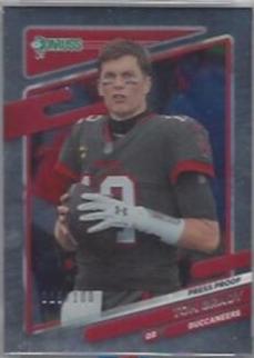 Tom Brady [No Helmet Press Proof Silver] #1