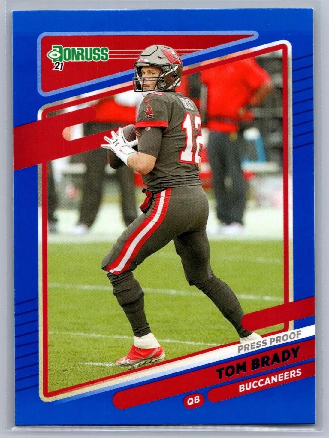 Tom Brady [Press Proof Blue] #1