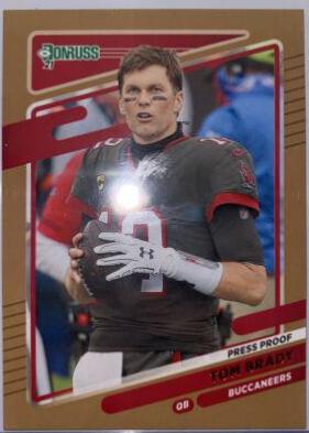 Tom Brady [Press Proof Bronze] #1