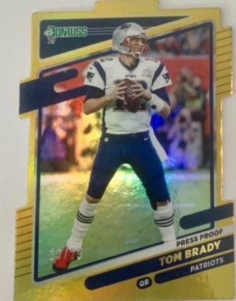 Tom Brady [Press Proof Gold Die Cut] #2