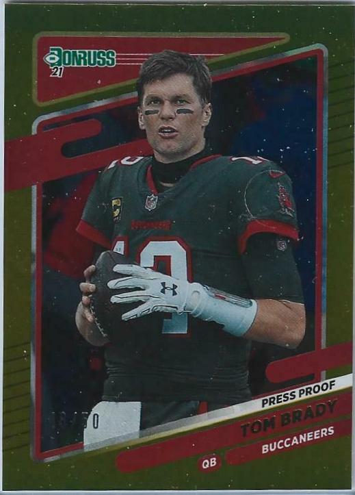Tom Brady [Press Proof Gold] #1