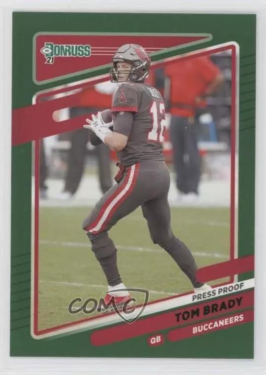 Tom Brady [Press Proof Green] #1