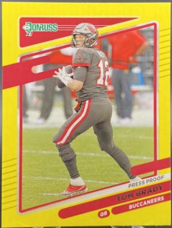 Tom Brady [Press Proof Yellow] #1