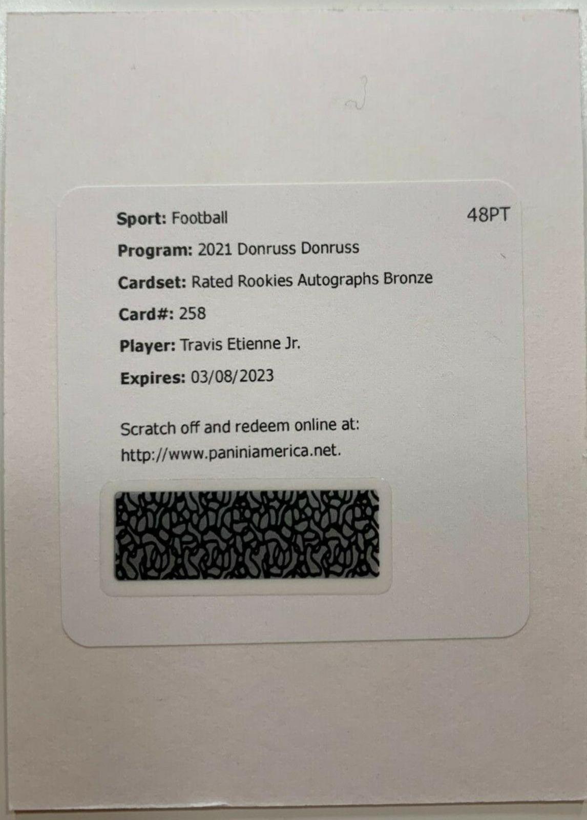 Travis Etienne Jr. [Autograph Bronze] #258