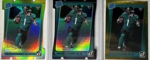 Travis Etienne Jr. [Press Proof Gold Die Cut] #258