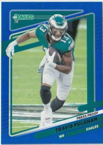 Travis Fulgham [Press Proof Blue] #110