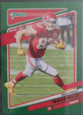 Travis Kelce [Press Proof Green] #118