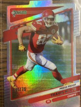 Travis Kelce [Press Proof Silver Die Cut] #118