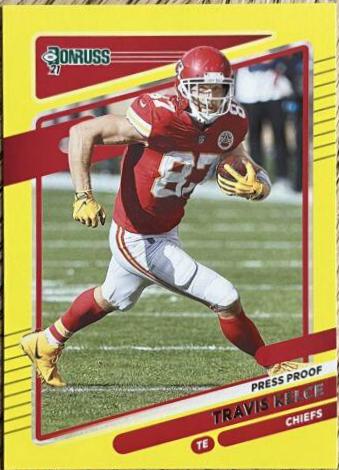 Travis Kelce [Press Proof Yellow] #118