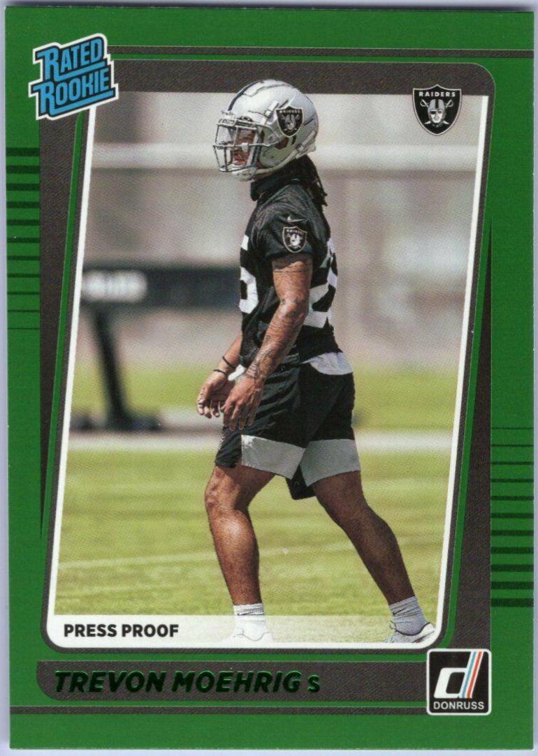 Tre'von Moehrig [Press Proof Green] #350