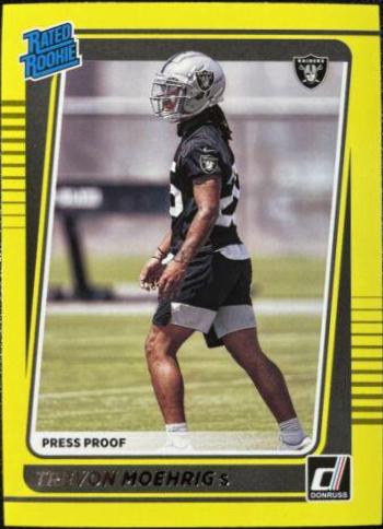 Tre'von Moehrig [Press Proof Yellow] #350