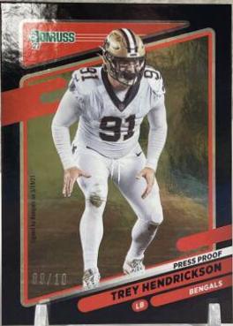 Trey Hendrickson [Press Proof Black] #100