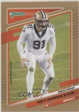 Trey Hendrickson [Press Proof Bronze] #100
