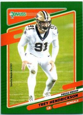 Trey Hendrickson [Press Proof Green] #100