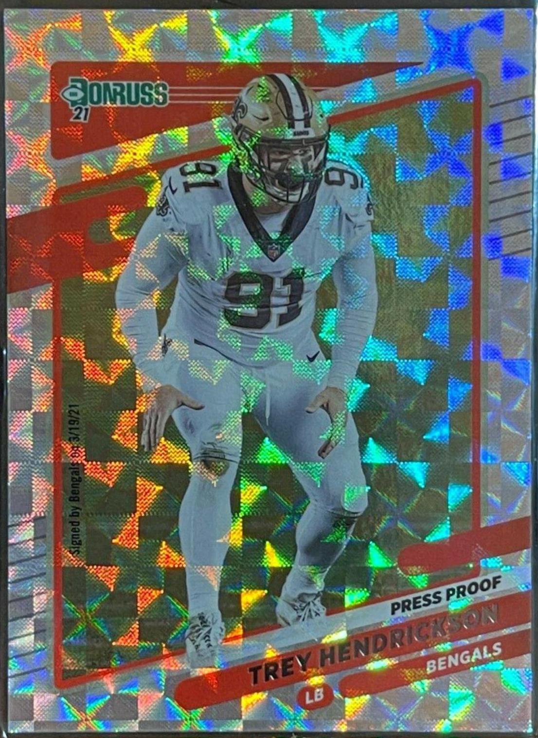 Trey Hendrickson [Press Proof Hyper] #100