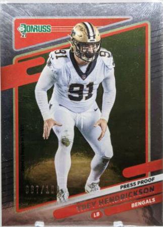 Trey Hendrickson [Press Proof Silver] #100