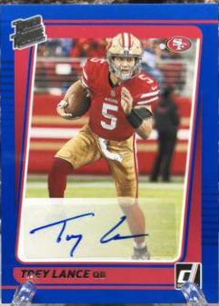 Trey Lance [Autograph Blue] #254