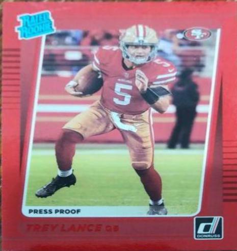 Trey Lance [Press Proof Red] #254