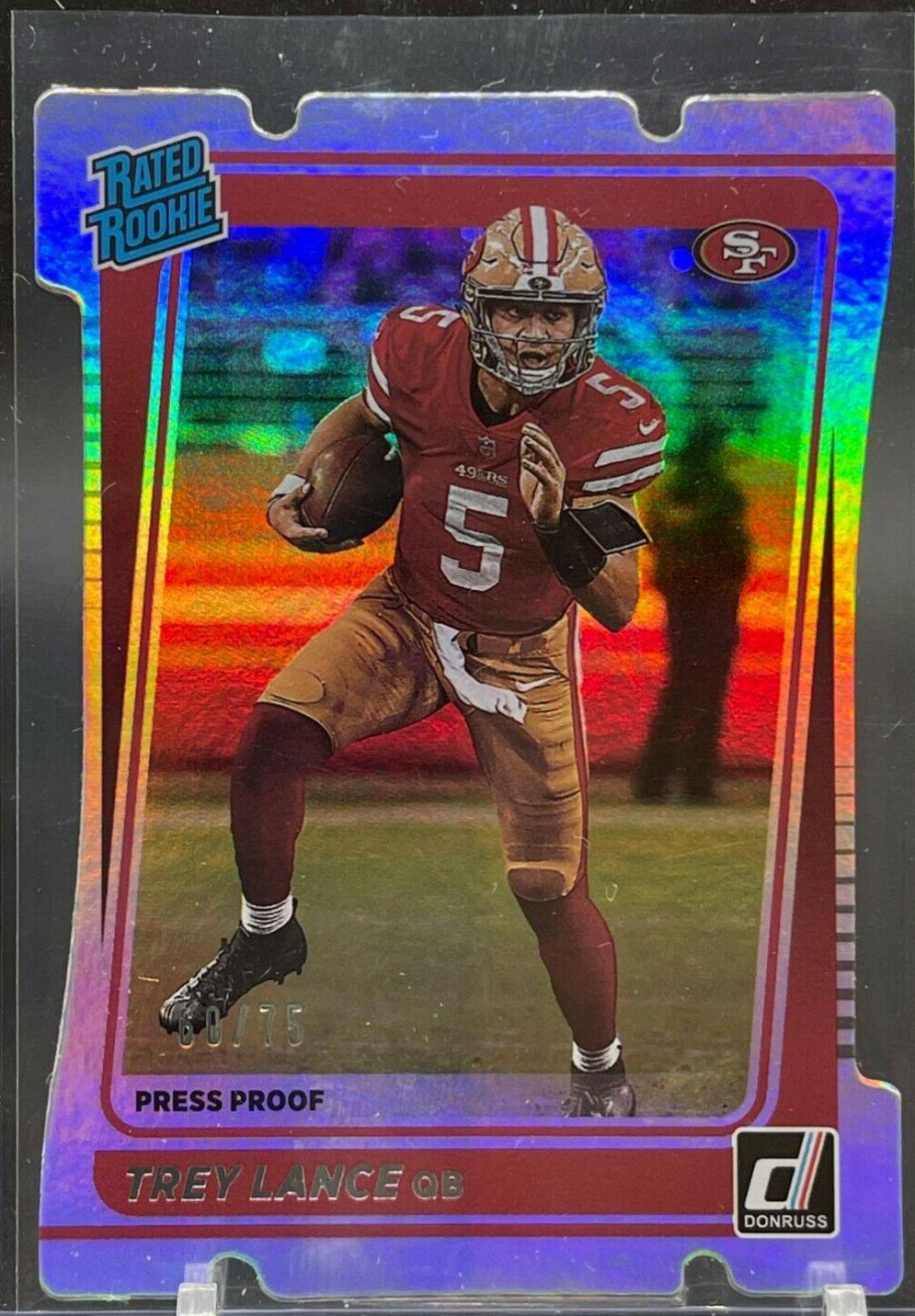 Trey Lance [Press Proof Silver Die Cut] #254