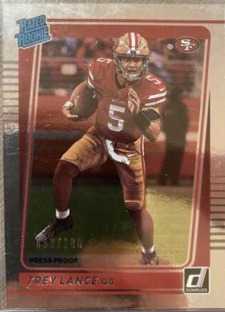 Trey Lance [Press Proof Silver] #254