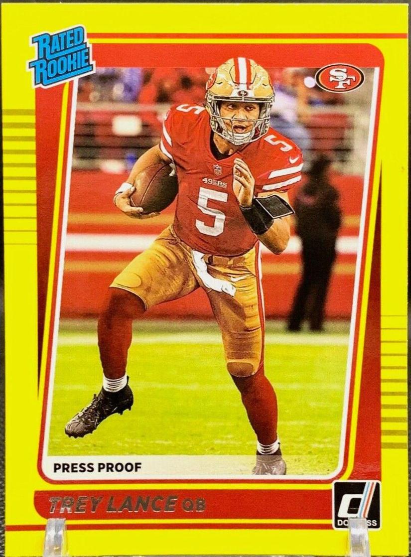 Trey Lance [Press Proof Yellow] #254