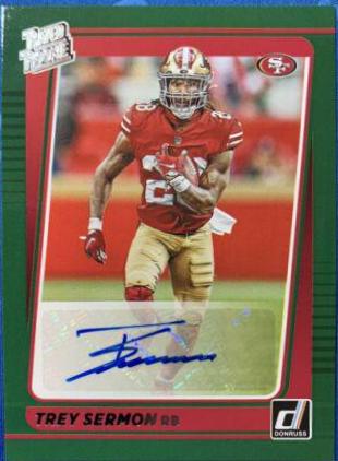 Trey Sermon [Autograph Green] #279