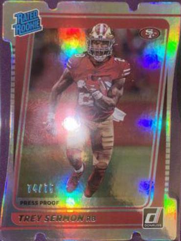 Trey Sermon [Press Proof Silver Die Cut] #279