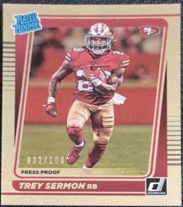 Trey Sermon [Press Proof Silver] #279