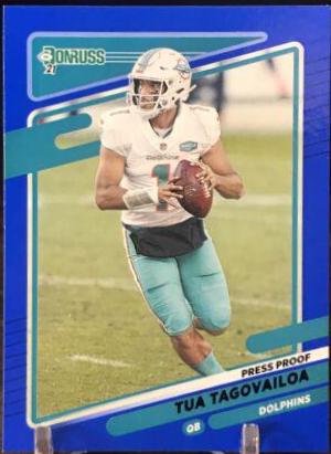 Tua Tagovailoa [Press Proof Blue] #61