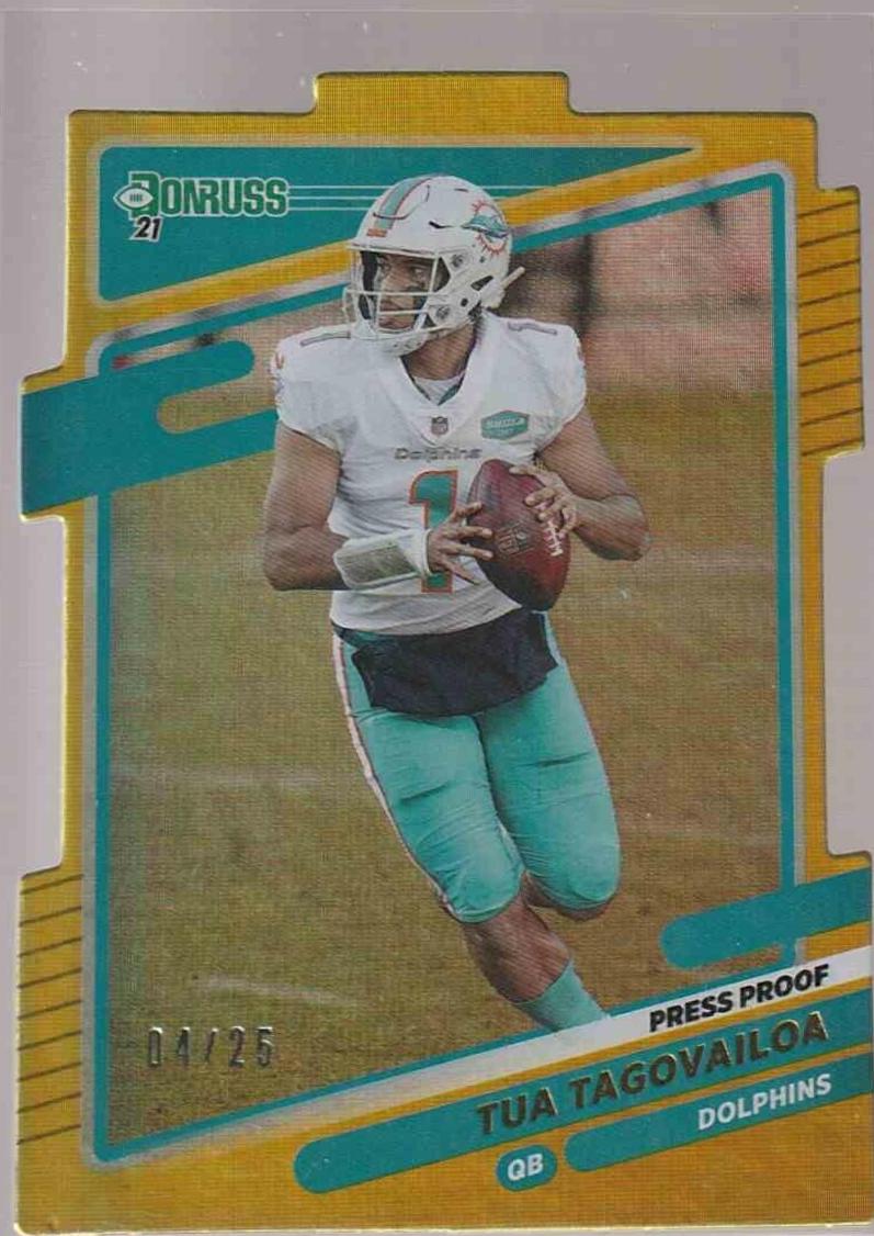 Tua Tagovailoa [Press Proof Gold Die Cut] #61