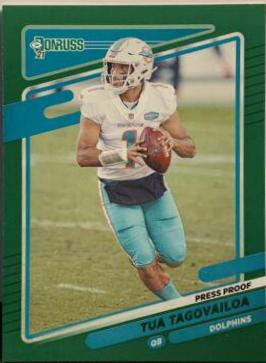Tua Tagovailoa [Press Proof Green] #61