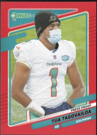 Tua Tagovailoa [Press Proof Red] #61